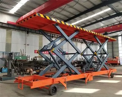 剪叉式(shi)裝卸貨升(sheng)降平台